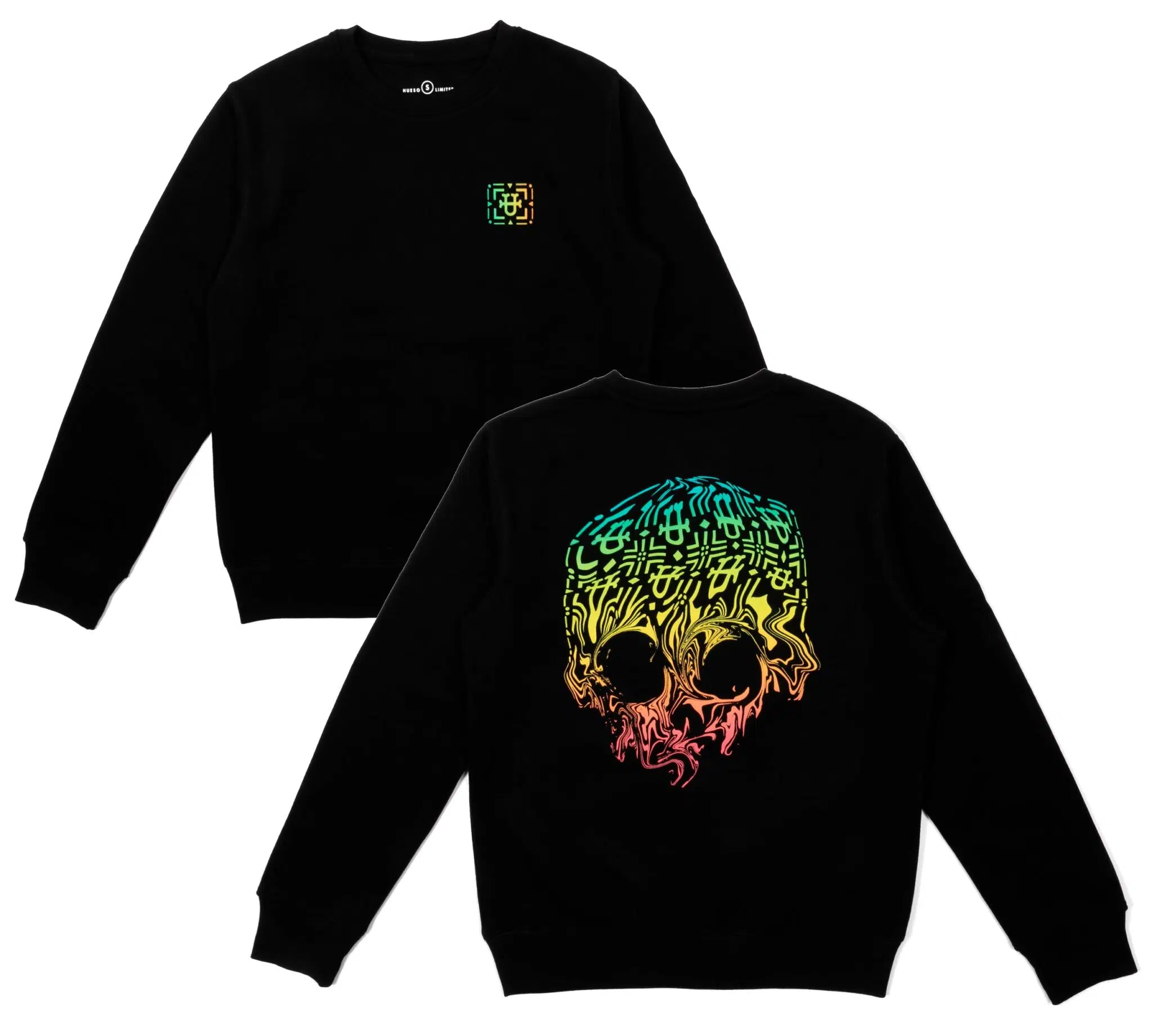 Sudadera Color Drip Negra SC
