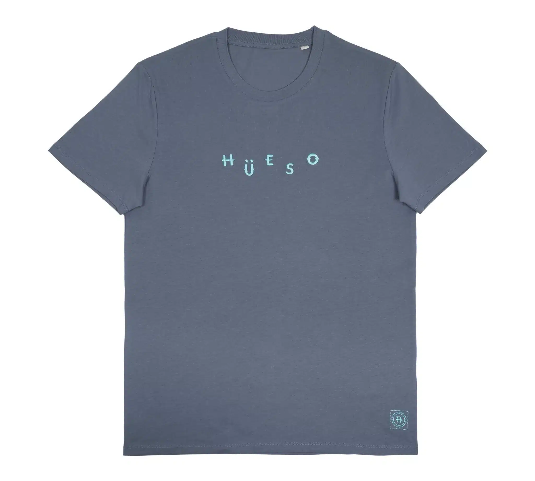 camiseta azul mineral