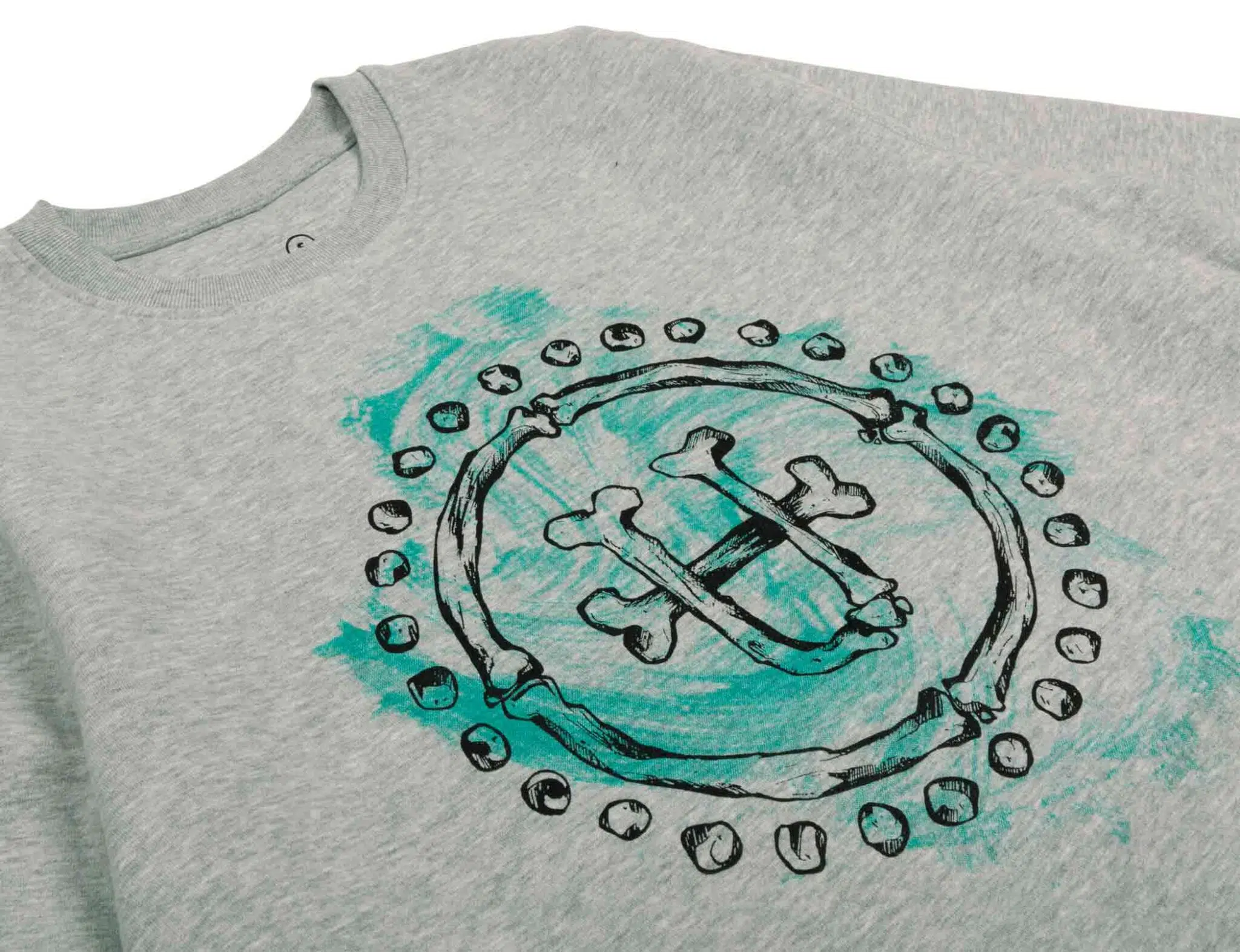 Sudadera Huesos Gris SC - Imagen 2
